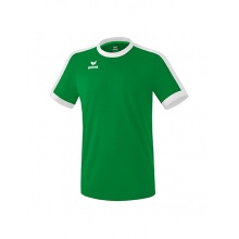 Erima Sport T-shirt Jersey Retro Star (100% Polyester) emerald green/white Men